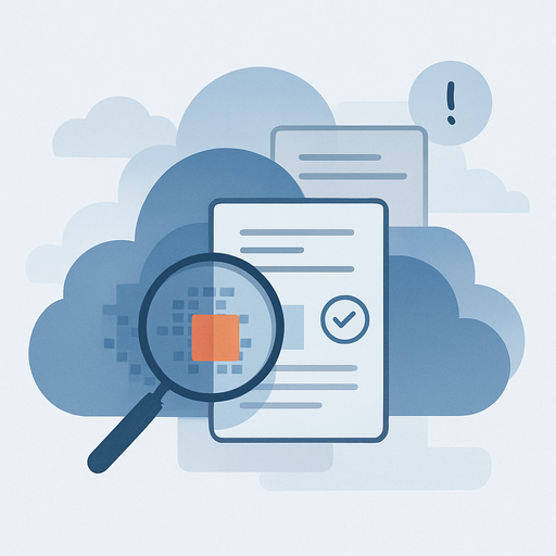 a clean modern illustration representing a cloud security assessment